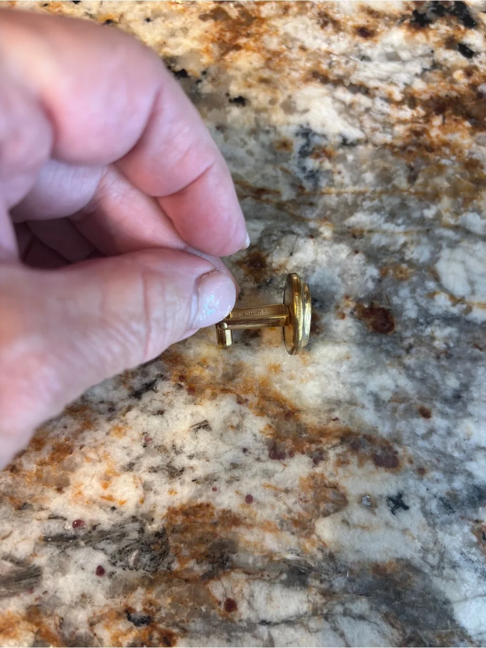 Vintage Imperial Jewelers Men's Tiger Eye Cufflinks and Tie Tack Set